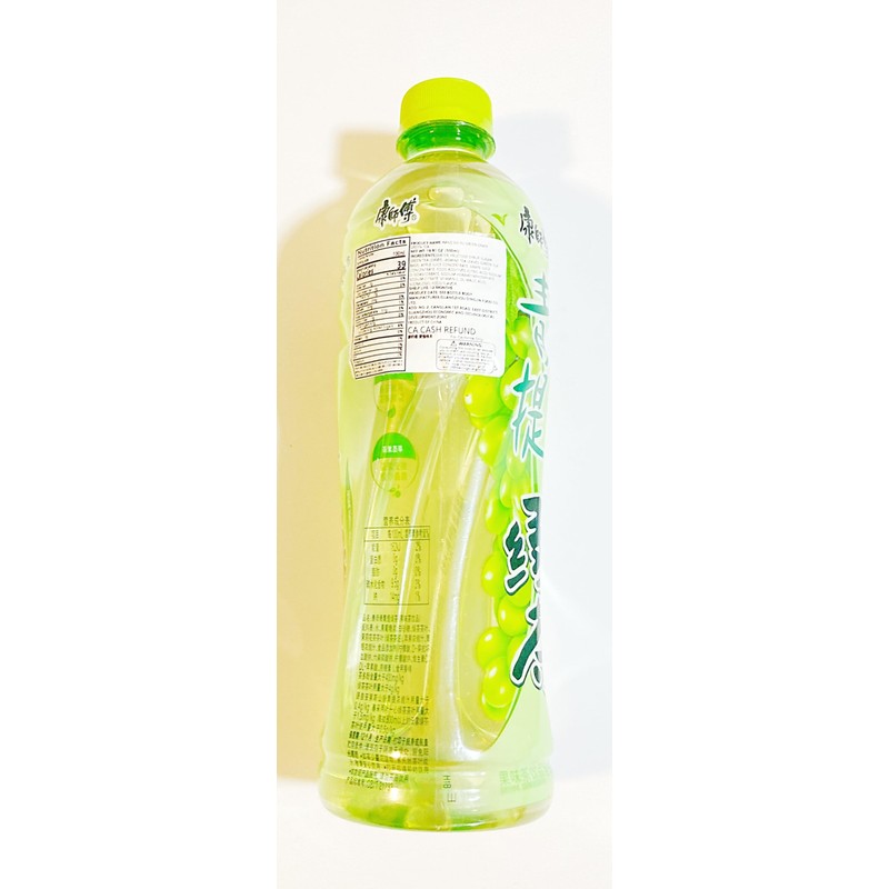 Green Grape Green Tea Beverage, 500 ml,Pack of 6 Bottles