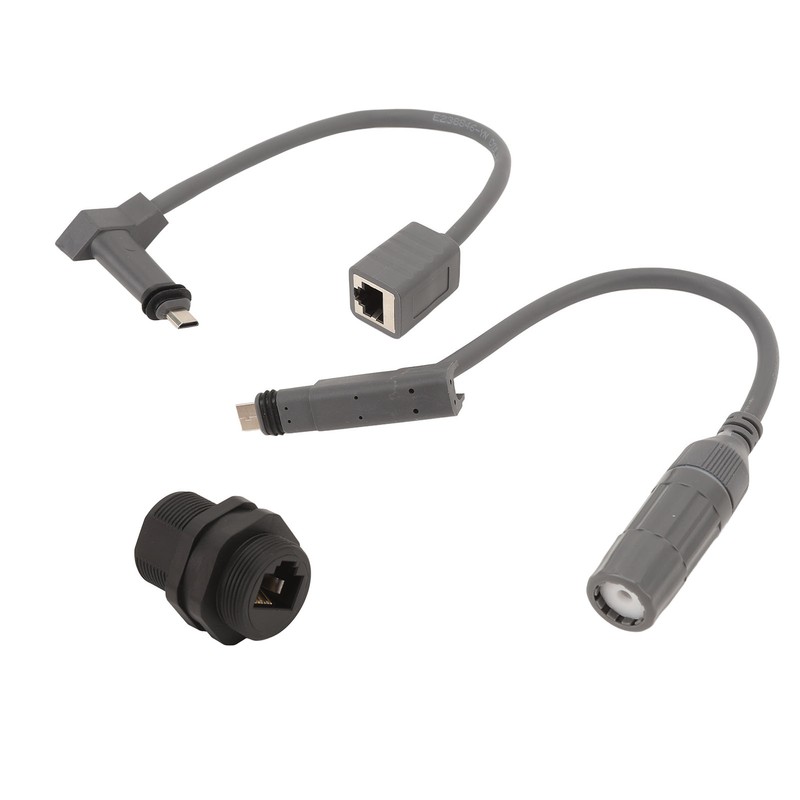 1 Pair SPX Plug to RJ45 Adapters Waterproof 1200Mbps Transfer