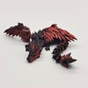 GemmiCho 3D Printed Dragon with Wings, Crystal 3D Printed Dragon,