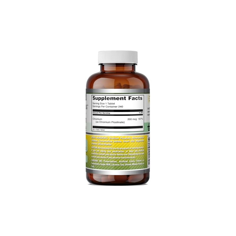 Amazing Nutrition Suplemento de picolinato de cromo de Amazing Formulas,
