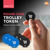 SOL SOL 6pk Shopping Trolley Token C Acrylic Pound Coin