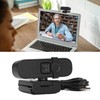 PC Webcam 2K UHD with Microphone Wide Angle USB Plug