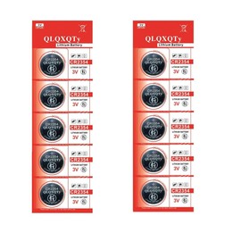 QLQXQTy CR2354 Lithium Battery, 3V, 10-Pack