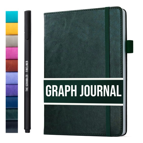 Notebook A5 Squared for Writing, 150 Pages, 120 g/m² Thick