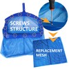 Pool Stomach Heavy-Duty Pool Skimmer Net & Leaf Rake with