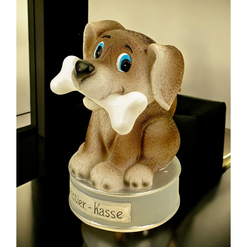 Kremers Schatzkiste Polyresin Money Box for Visiting the Veterinarian or