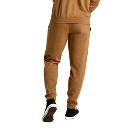 Fruit of the Loom Men's Eversoft Fleece Sweatpants & Joggers with Pockets, Moisture Wicking & Breathable, Sizes S-4x, Joggers - Golden Pecan, Small