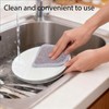 6 PCS Reusable Washing Up Sponge, Bathroom Cleaning Sponge, Eco-Friendly