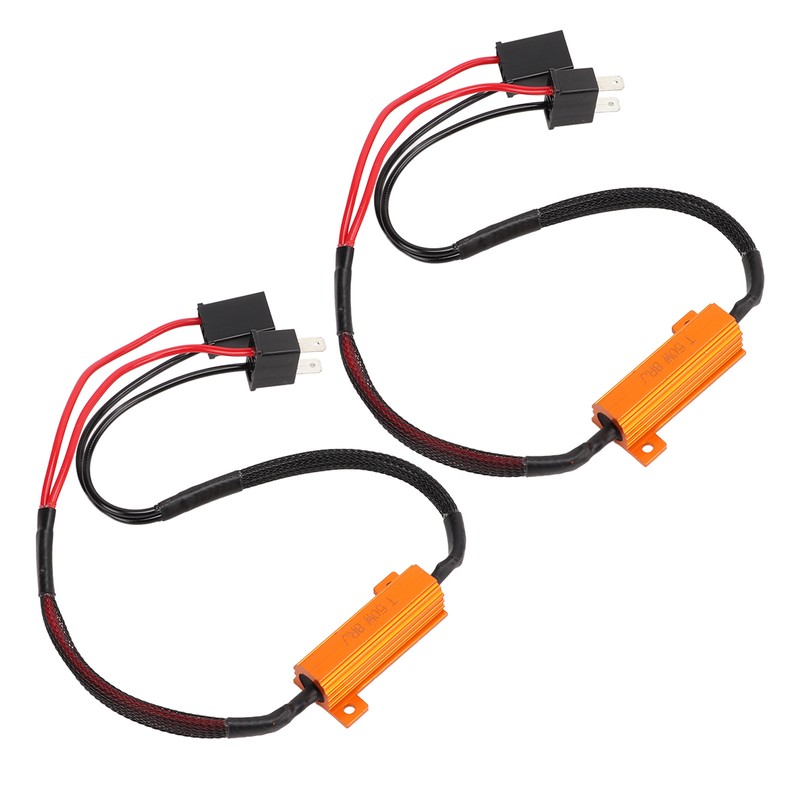 LED Decoder H7 Aluminum Housing Single Resistance Wire LED Headlight