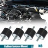 A ABSOPRO 4 pieces M8 anti-vibration rubber insulator holder 40