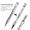 Bracelets Parachute Cord Knitting Needles Spike Kit Aluminum DIY Weaving