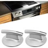 4-Pack 74010839 Cooktop Burner Knob Replacement for Whirlpool Jenn-Air Stove/Range