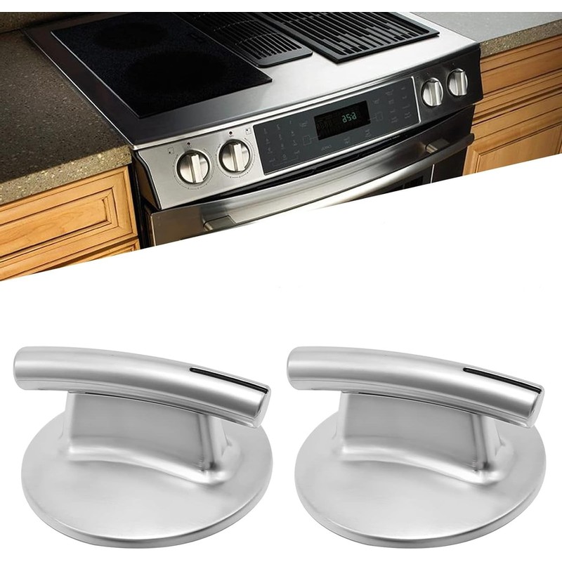 4-Pack 74010839 Cooktop Burner Knob Replacement for Whirlpool Jenn-Air Stove/Range