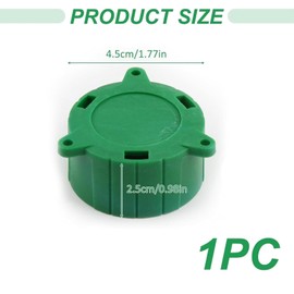 13-Pin Trailer Plug Alignment Tool & Dust Cap for Trailer Connectors - Protects 13-Pin and 8-Pin Plugs, Caravan Conversion Cover, Towing Adaptor (Green)
