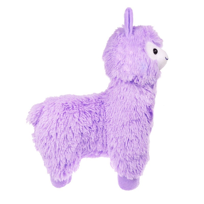 Cuddly Soft Purple Alpaca Llama Lamb Toy - 7" Stuffed