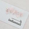 Byeolbitgra Handmade Nail Tips - Coffin Midi / 별빛그라 수제네일팁