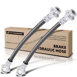A-Premium Rear Driver and Passenger Inner Brake Hydraulic Hose Compatible with Nissan Models - Rogue 2008-2019, Rogue Select 2014-2015, Rogue Sport 2017-2019 - Replace# 462104BA0C(Pack of 2)