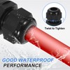 sourcing map 5Pcs G 1/4" Nylon Cable Glands, Waterproof Cord