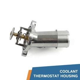 Baxzl Coolant Thermostat Housing Assembly for Ram 2500 3500 4500 5500 2014 2015 2016 2017 2018 2019 2020 2021 2022 for Ram 4000 2019 2020 2021 2022 6.4L V8 Replaces 902-3045 956-216 95616 4893177AB