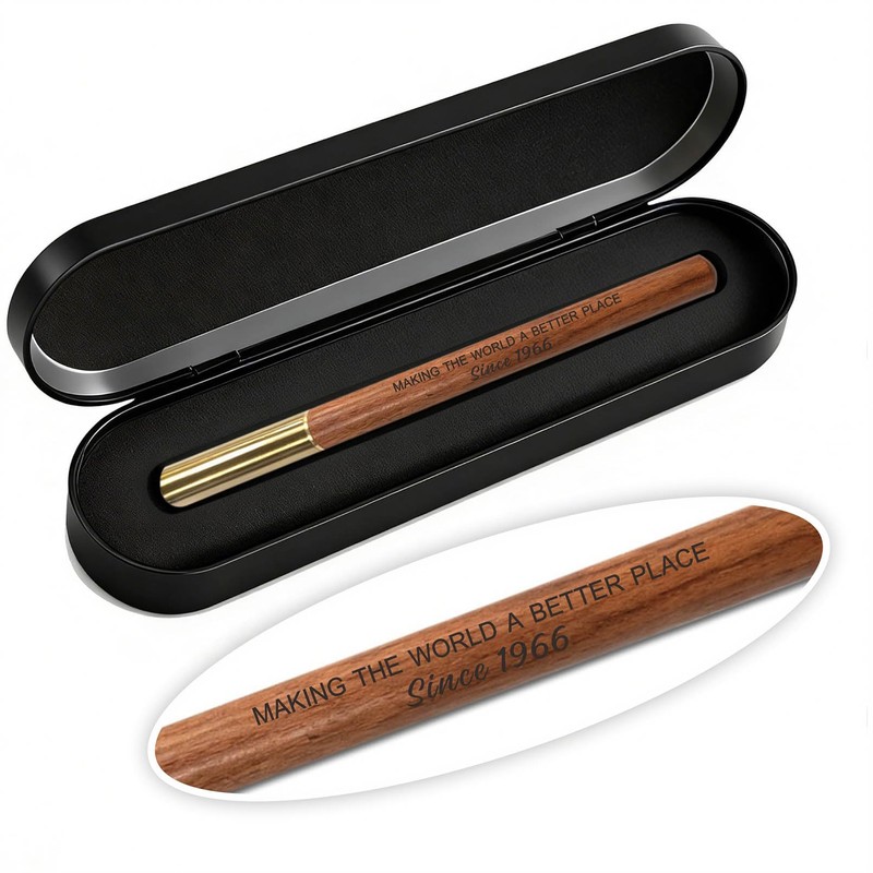 iyaone 60th Birthday Gift for 1966 Born - Engraved Wooden