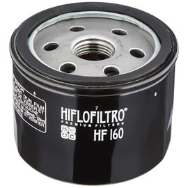 Hiflofiltro HF160 Filtro de Aceite Estándar de Alta Calidad para Motocicletas, Negro, Individual