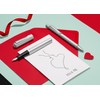 Faber-Castell Hexo 140594 Ballpoint Pen Matt Silver Pack of 1