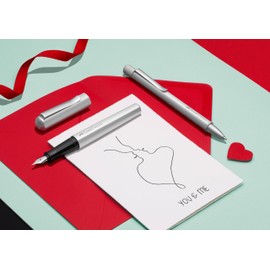 Faber-Castell Hexo 140594 Ballpoint Pen Matt Silver Pack of 1