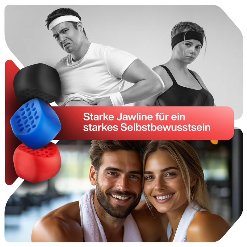 EZOT Jawline Trainer - Jaw Trainer for Men and Women,