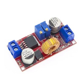 XL4015 Converter Buck Adjustable Step Down 5A Voltage Lowering DC-DC 8-36V to 1.25-32V DC + CV Voltage and Current Regulator 5V 12V 24V (Pack of 1)