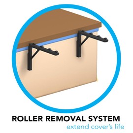 Puri Tech Cover Lift Side Mount Glides For Spa & Hot Tub Cover Removal System (Black)