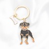 BNQL Rottweiler Keychain - Dog Lover Gift - Cute Keyring