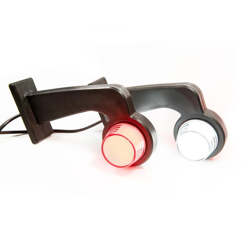 2 x LED Rubber Side Light 12 V 24 V