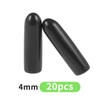 20pcs Rubber End Caps 4mm Inner Diameter Screw Protector Vinyl
