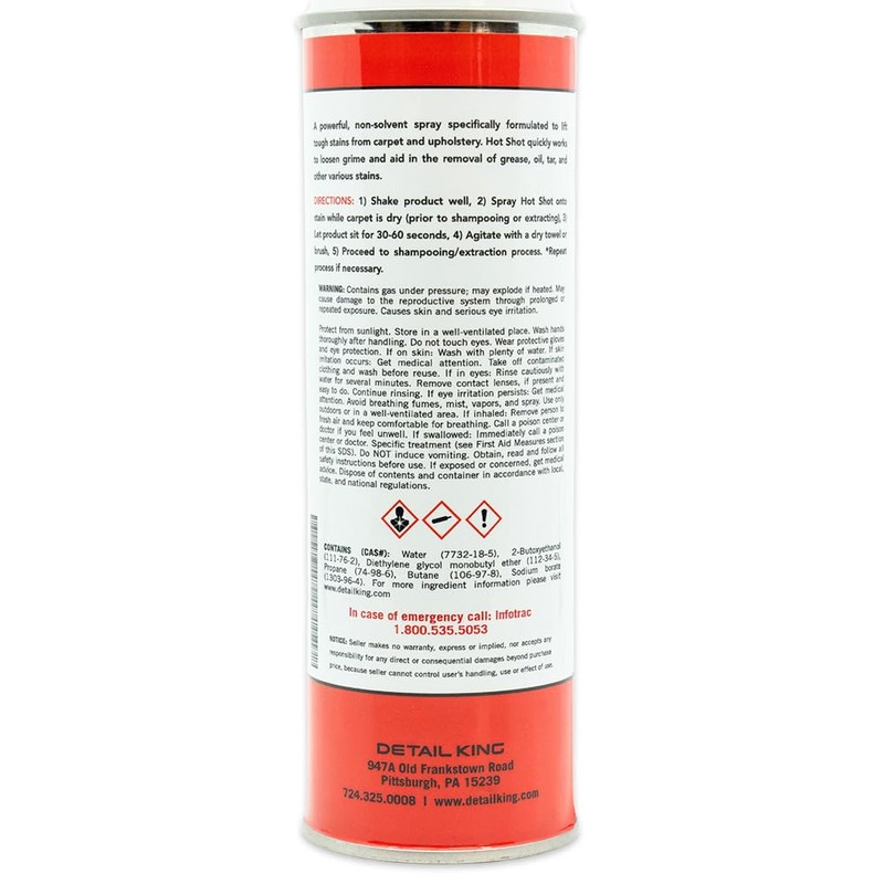 Detail King Hot Shot Plus Stain Remover (3 Pack) -