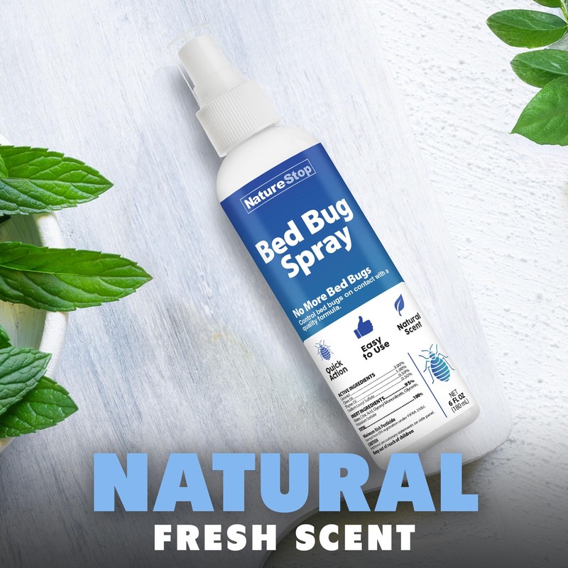 NatureStop Bed Bug Spray 6 oz (180mL)
