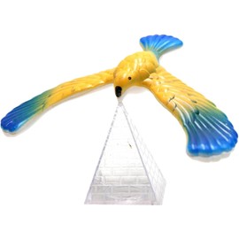 Balancing Bird, Hovering Eagle, Magical Balancing Bird Eagle with Pyramid Stand at Home Focus on Physics Science Product