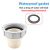 Qrity 1 Piece Kitchen Sink Drain Pipe Connector 58 mm