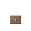 Bonaventura Envelope Card Case Shrink Leather, etaupe