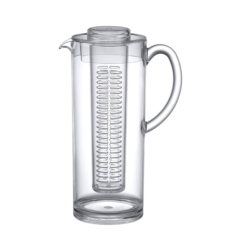 Prodyne Trim Fruit Infusion Pitcher, 60 oz, Clear