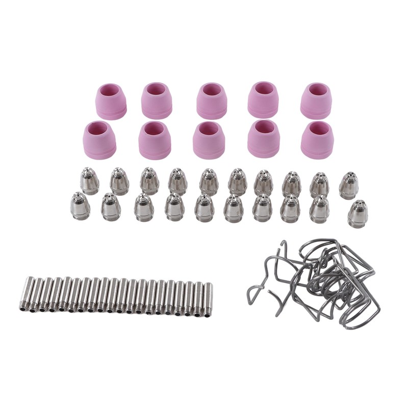 Plasma Cutter Torch Consumables Electrode Nozzle Protection Cups Bracket Rings