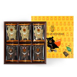 KUO YUAN YE Oh Bear Cookie (264g/24pcs) (Ovo-Lacto Vegetarian) Best Taiwanese Gift - KUO YUAN YE - Fresh Stock-Taiwan food