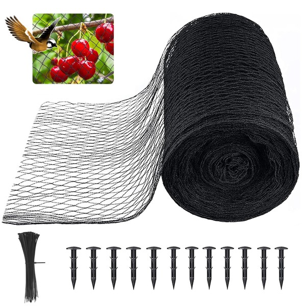 mychoiii 28' x 30' Bird Netting for Garden Heavy Duty