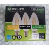 MAXLITE 3-PACK LED Light Bulbs DIMMABLE 2700k 40W 300L E12,