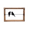 Foreside Home & Garden 18 x 12 inch Rustic Birds