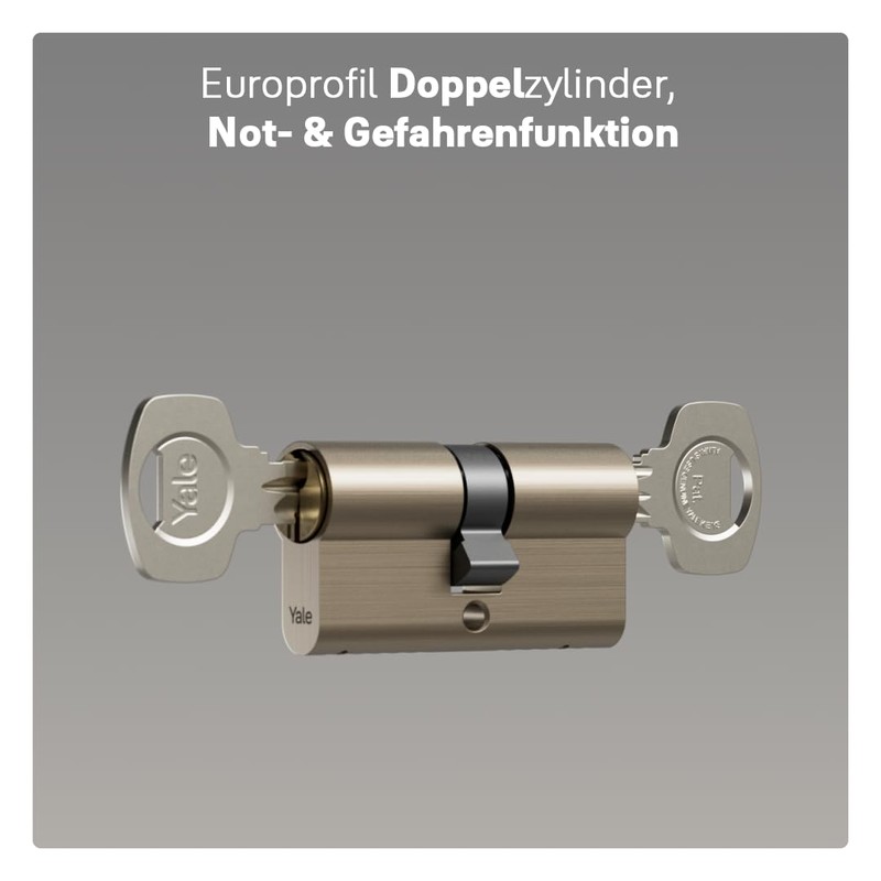 Yale 10-0572-3140-00-2211 Serie 500 Doppelzylinder, Mv