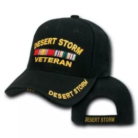 Rapid Dominance New U.S Military Desert Storm Veteran Deluxe 3-D Embroidered Baseball Hat Cap