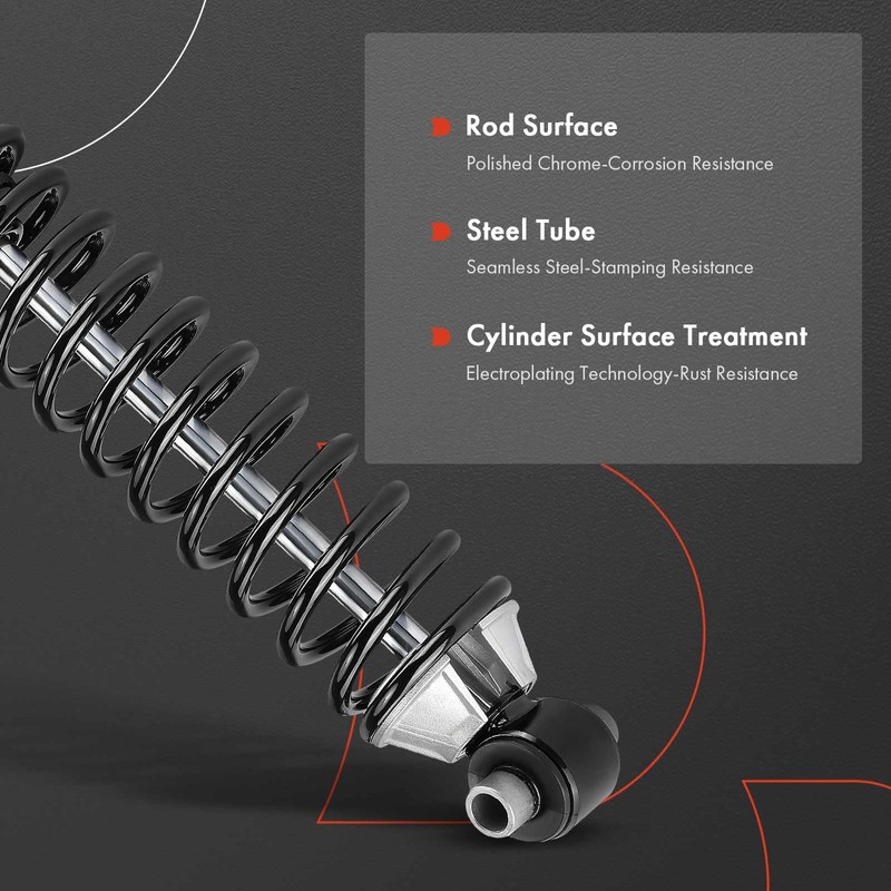 A-Premium Rear Load Adjusting Shock Absorber Compatible with Ford Transit-150