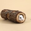 AIMALL Solid Wood Activity Tunnel for Hamsters and Gerbils, Natural