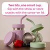 Pandaloo® Smoothie Cups for Kids - Stainless Steel Toddler Tumbler