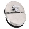 Glass Door Lock 97x65mm Split Type Brushed Polished Surface Replacement
